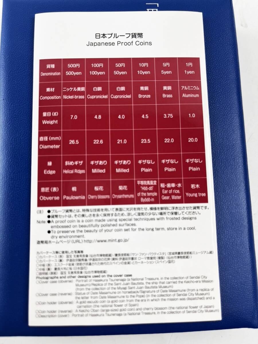 未使用品 貨幣セット 日本スペイン交流400周年 2013 プルーフ貨幣セット 10ユーロ銀貨(SV925 27g) 平成25年 造幣局 1円～_画像6