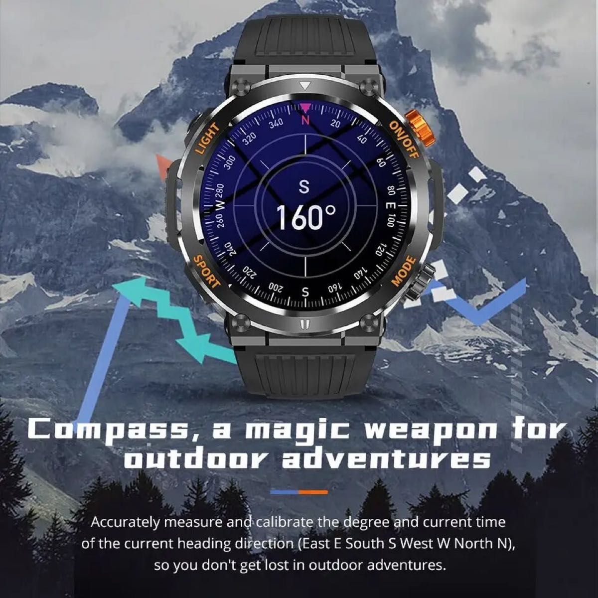 COLMI スマートウォッチ　 腕時計　防水　スポーツ　血圧計　心拍計　血中酸素　コネクテッドウォッチ