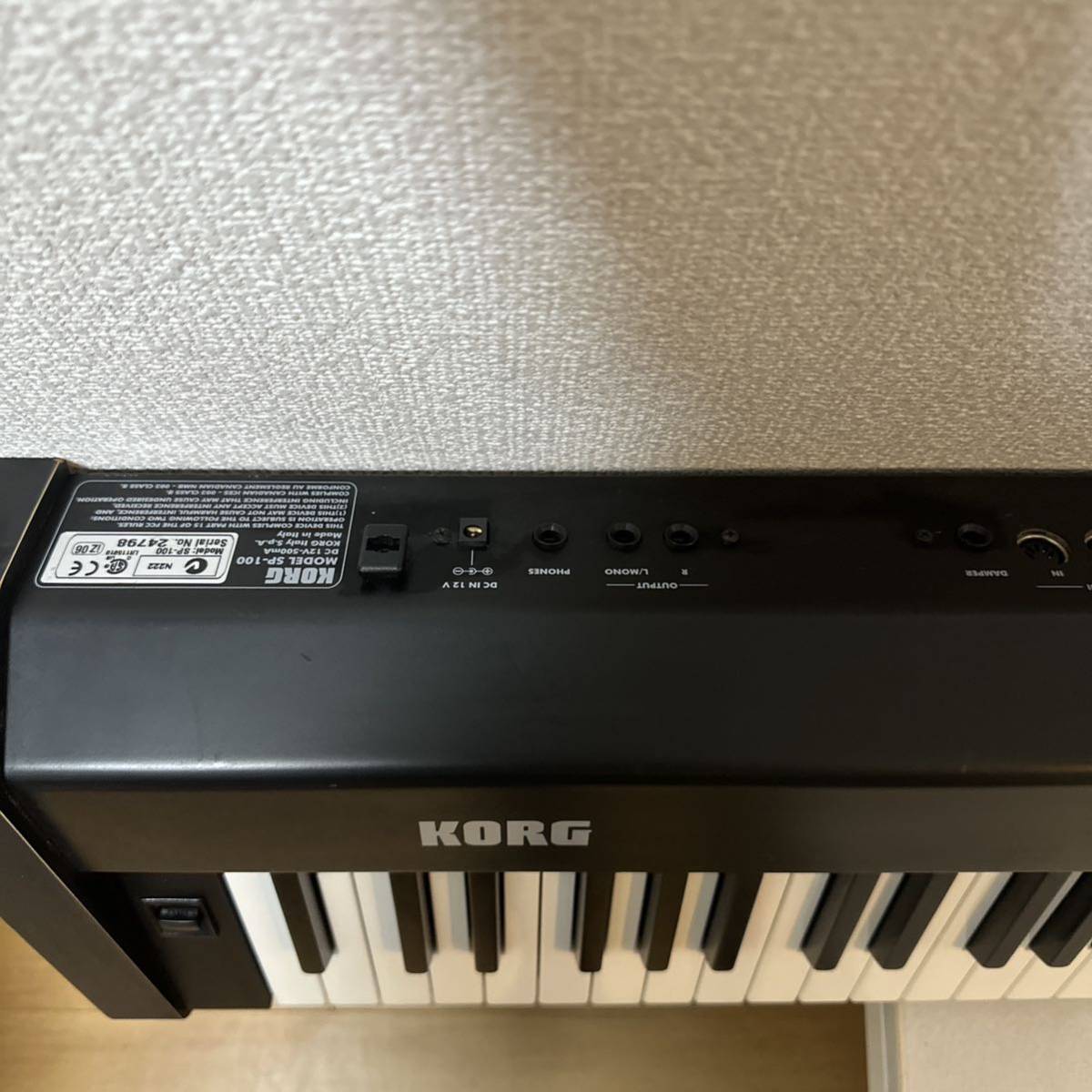 KORG コルグ SP-100　88鍵盤　デジタルピアノ_画像6