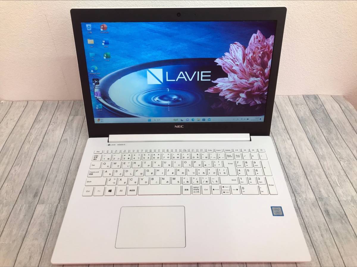 　【人気デザイン/高性能】　NEC LAVIE PC-NS600KAW 〔Corei7-8550U/SSD 240GB/メモリ 8GB/MSOffice2019 H&B〕　_画像1