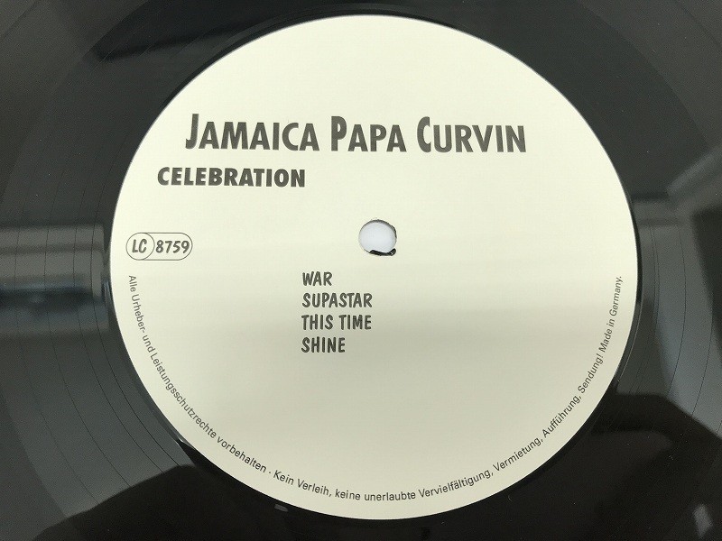 CG315 Jamaica Papa Curvin / Celebration EFA LP 04555-08 【LP レコード】_画像6