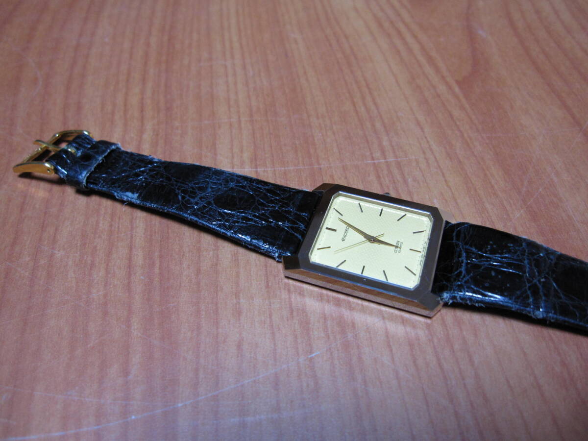 CITIZEN EXCEED シチズン エクシード クォーツ メンズ腕時計 1930-191234 K 【中古品・動作未確認】の画像4