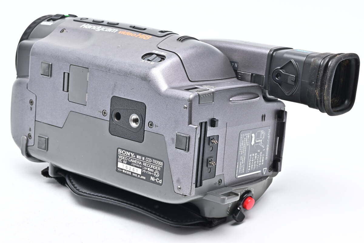 1C-340 SONY ソニー Handycam video Hi8 CCD-TR2000 8ミリビデオカメラ_画像5
