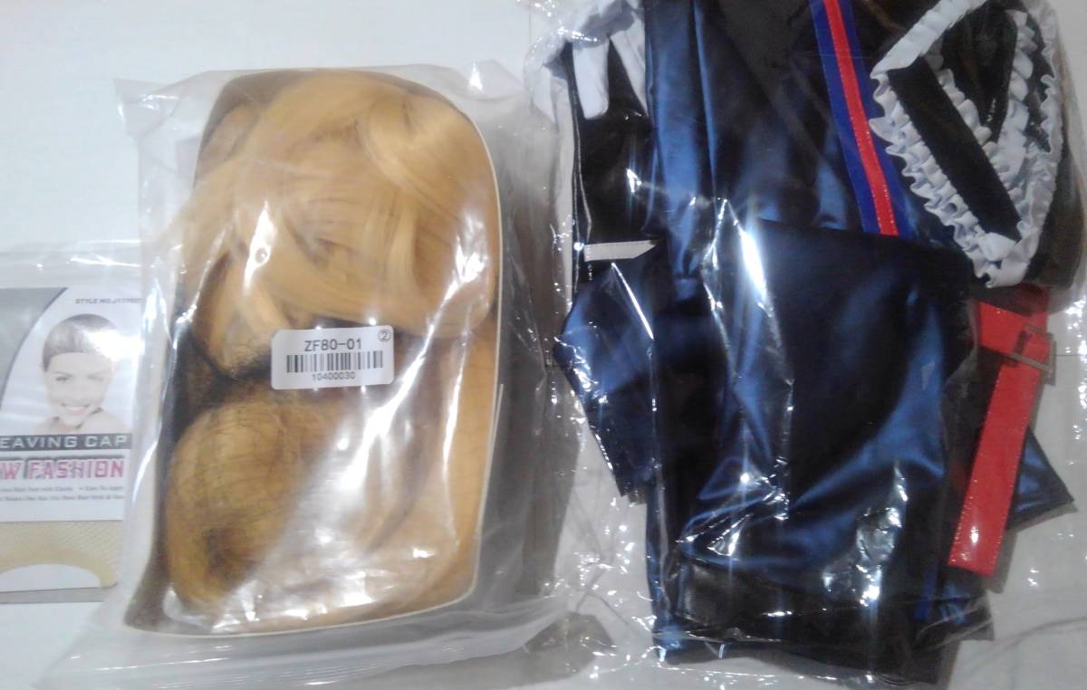 コスプレ マリー ローズ バトルレオタード ウィッグ付き 新品 コスプレ マリー ローズ バトルレオタード ウィッグ付き 新品