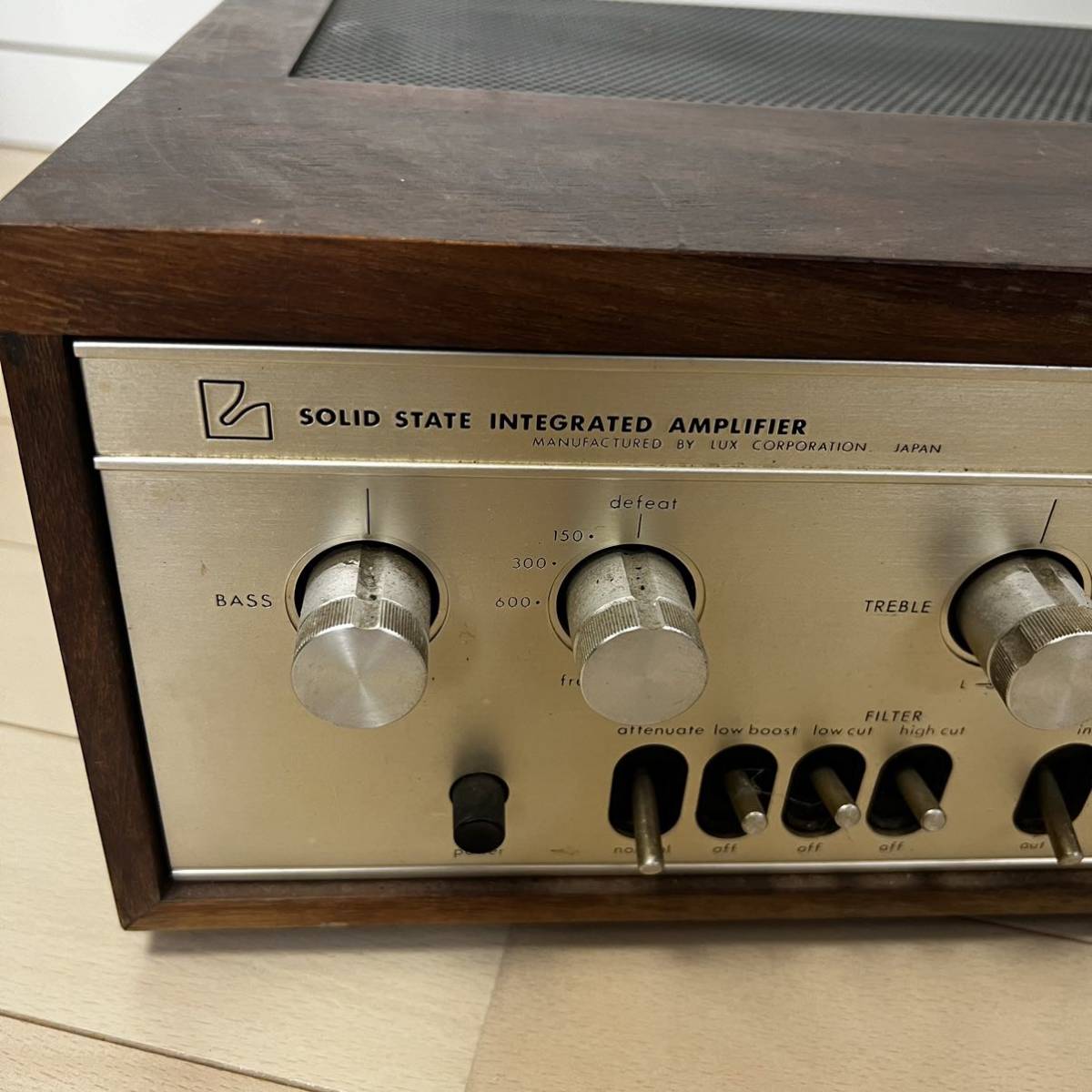 F LUXMAN SQ507 ラックスマン プリメインアンプ オーディオ機器 アンプ オーディオ SOLID STATE INTEGRATED AMPLIFIER_画像2