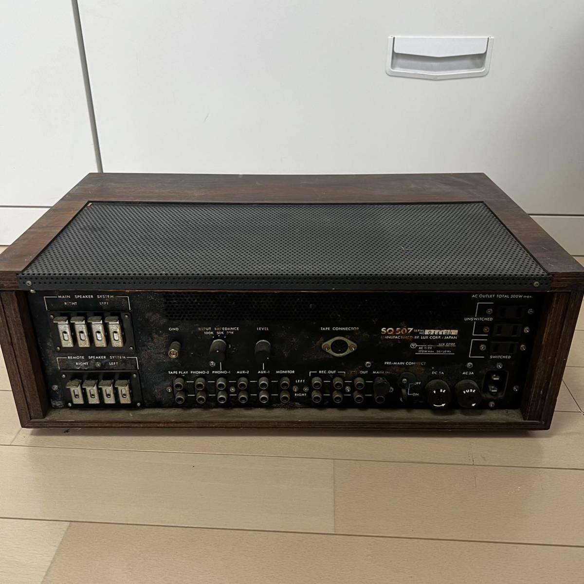 F LUXMAN SQ507 ラックスマン プリメインアンプ オーディオ機器 アンプ オーディオ SOLID STATE INTEGRATED AMPLIFIER_画像8