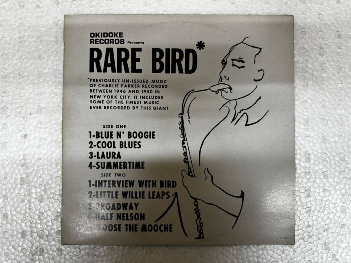 売切〜♪Charlie Parkerチャーリー・パーカー／ RARE BIRD／LPレコード／JAZZ _画像2