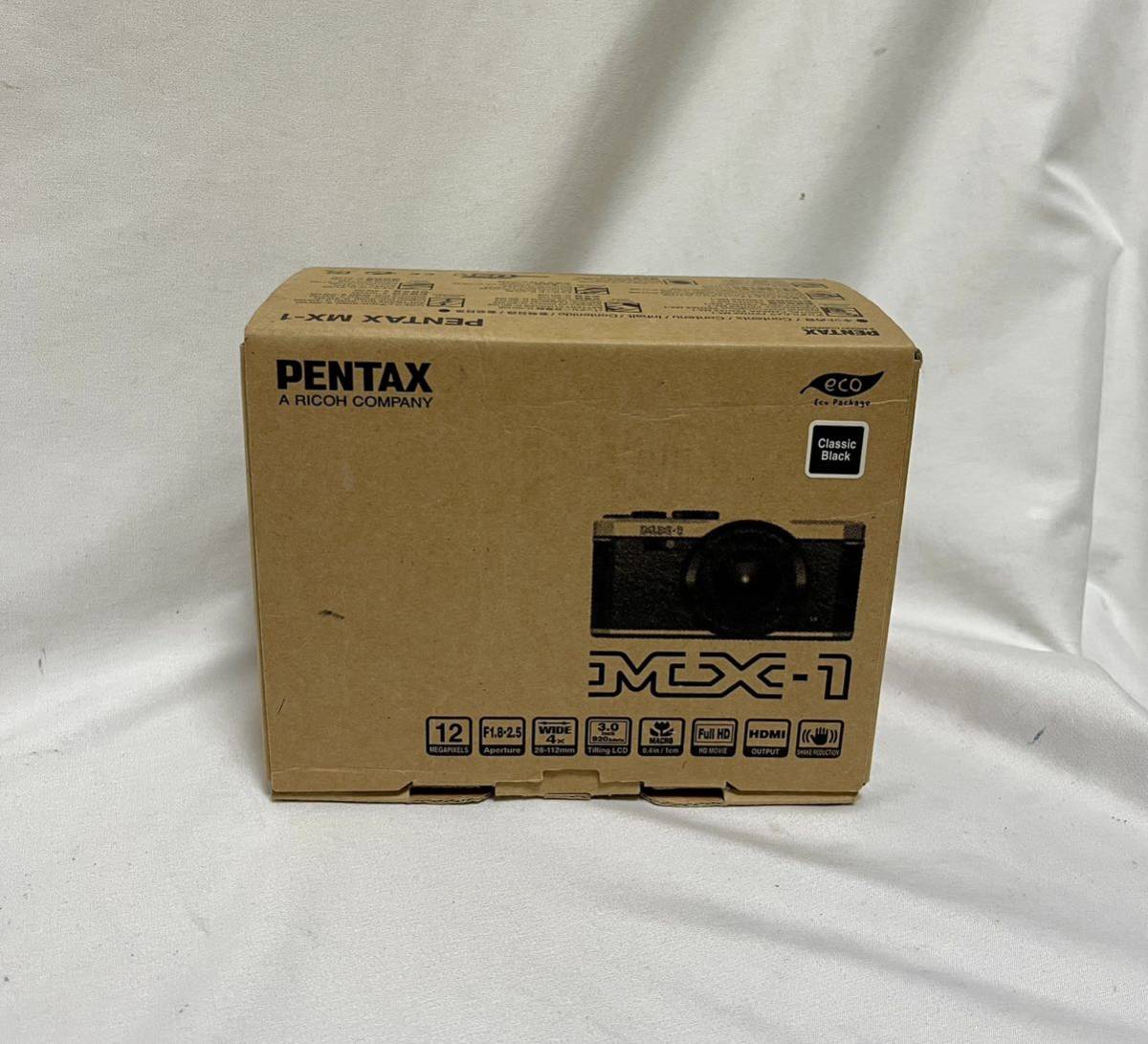 1円〜美品 PENTAX デジタルカメラ MX-1 クラシックブラック 1/1.7