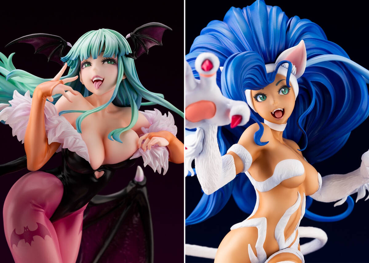 コトブキヤ　DARKSTALKERS ヴァンパイア美少女 モリガン フェリシア セット_画像1