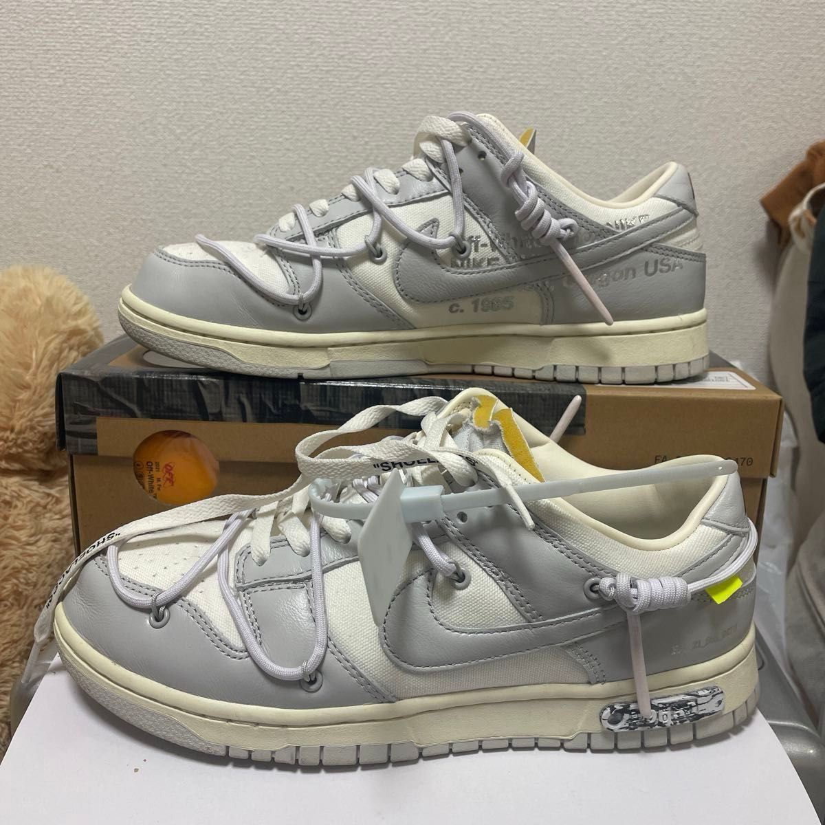 OFF-WHITE × NIKE DUNK LOW 1 OF 50 "49"オフホワイト × ナイキ ダンク ロー 27