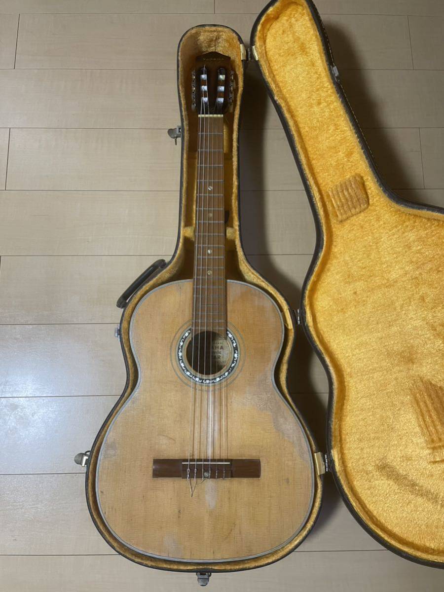 【値下げ 総単板】ヤマハ YAMAHA Dynamic Guitar NO.40 NIPPON GAKKI クラシックギター オールド ジャパンヴィンテージ ハードケース付_画像1