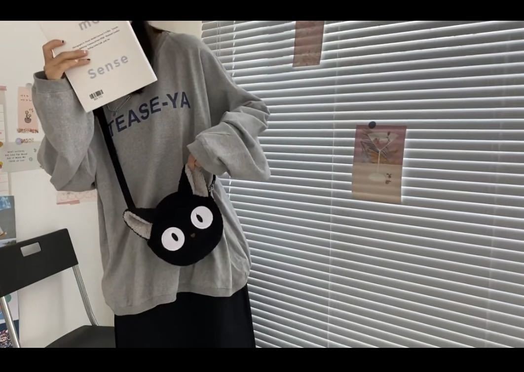 [ including carriage ][ new goods unused ] Ghibli Majo no Takkyubin black cat jiji. shoulder bag pochette ×3 piece hip bag 