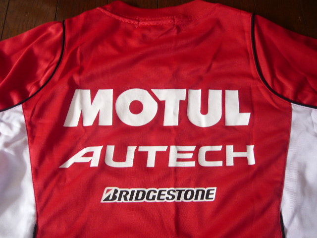 ☆nismo☆ニスモ☆NISSAN☆日産☆正規品☆MOTUL☆AUTECH☆GT-R☆半袖☆Tシャツ☆Lサイズ☆胸/背中/左右袖 ロゴプリント☆レッド/ホワイト☆_画像4