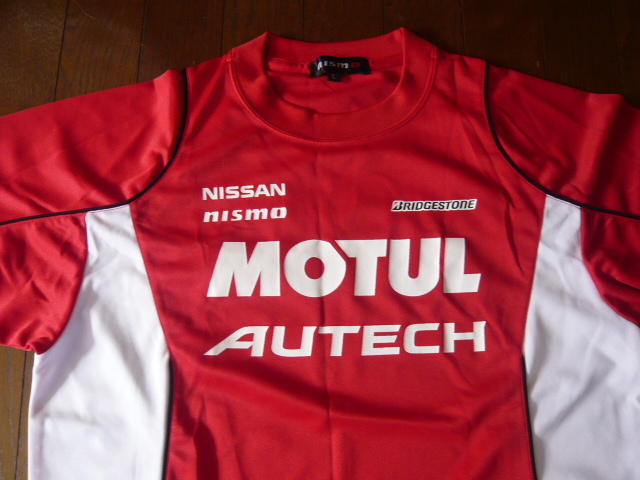 ☆nismo☆ニスモ☆NISSAN☆日産☆正規品☆MOTUL☆AUTECH☆GT-R☆半袖☆Tシャツ☆Lサイズ☆胸/背中/左右袖 ロゴプリント☆レッド/ホワイト☆_画像5