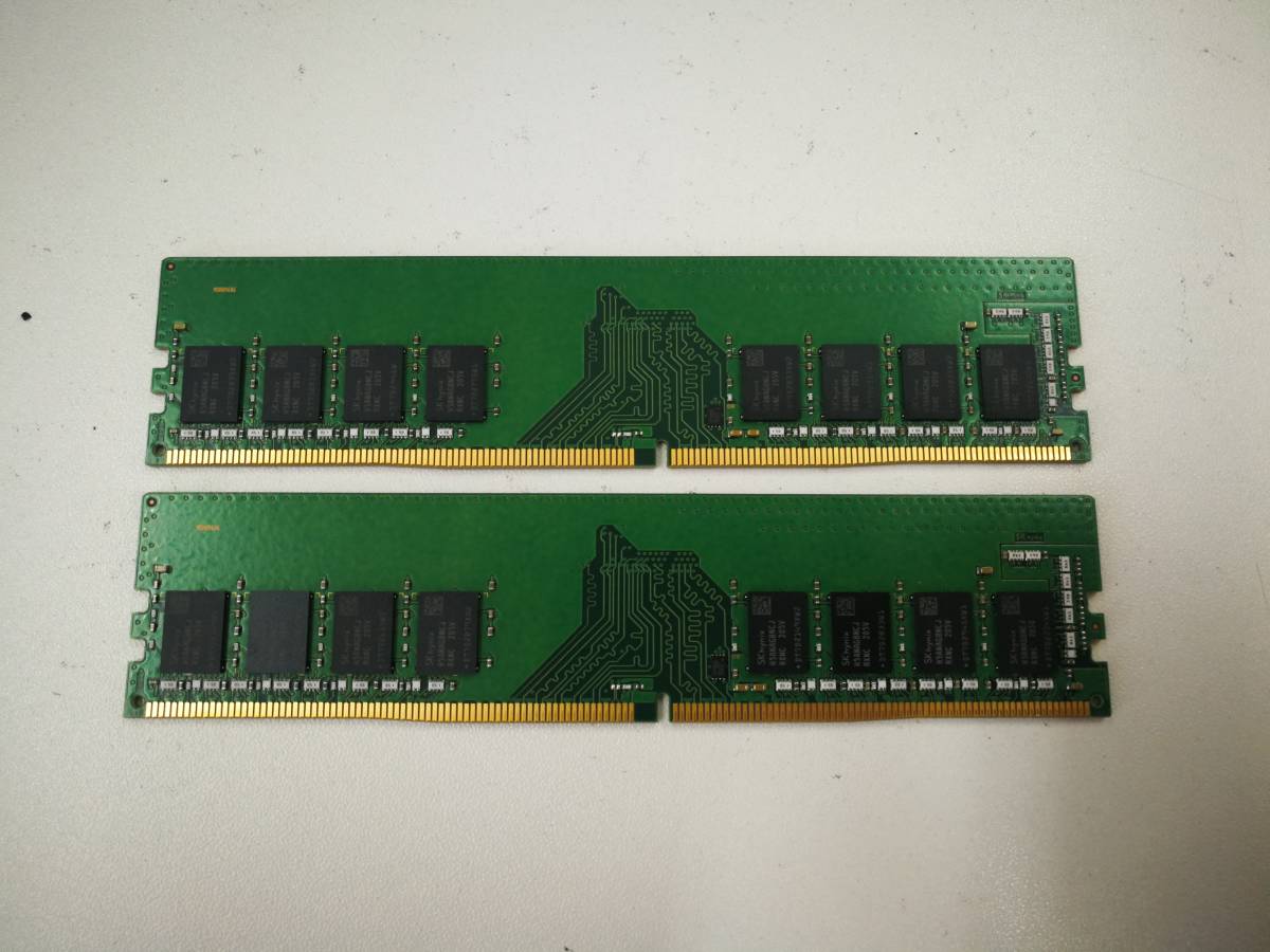 保証あり 美品 Sk hynix製 DDR4 3200AA PC4-25600 メモリ 16GB×2枚 計