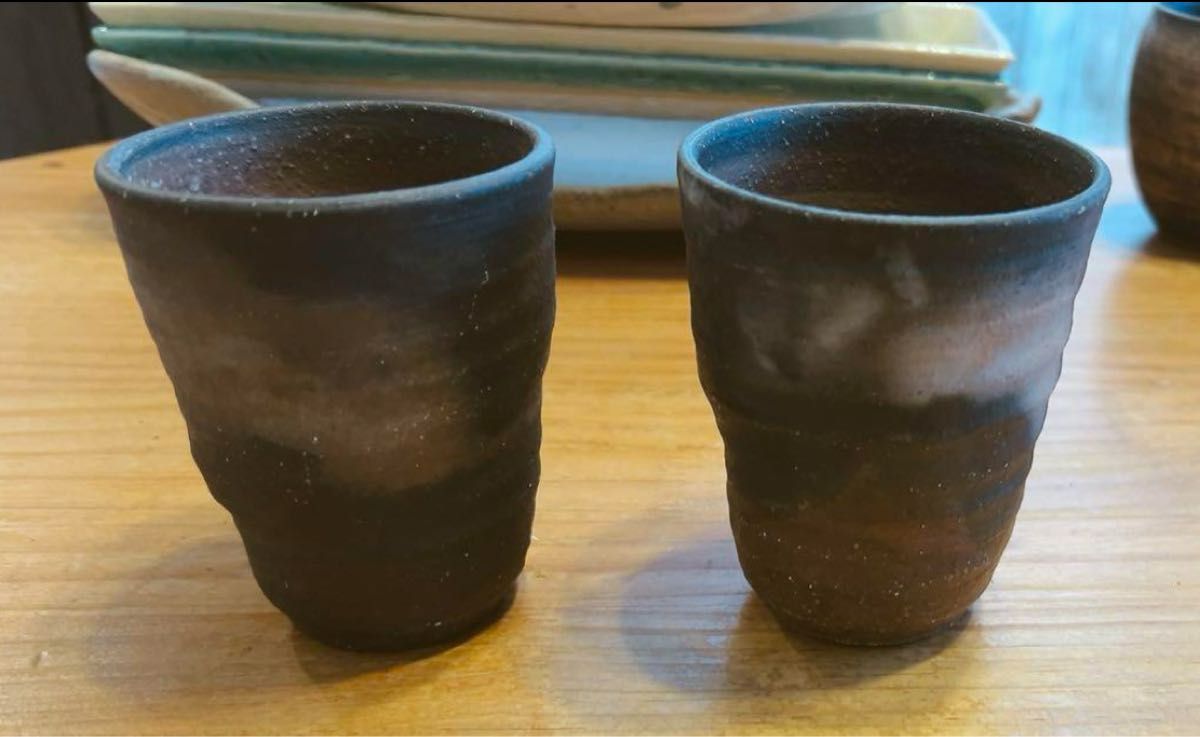 笠間焼　フリーカップ　2個セット　焼酎