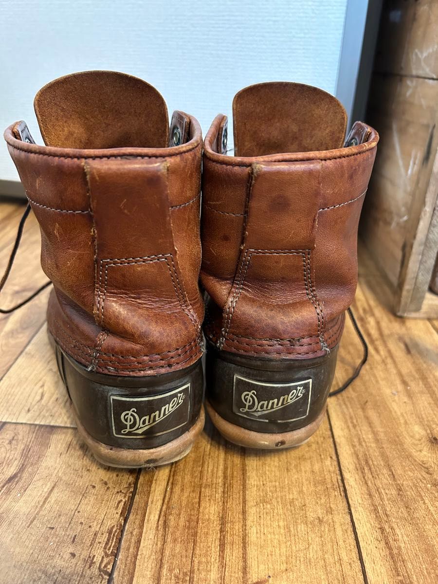 used ダナー　danner ガムブーツ　レインブーツ　レザー　US7