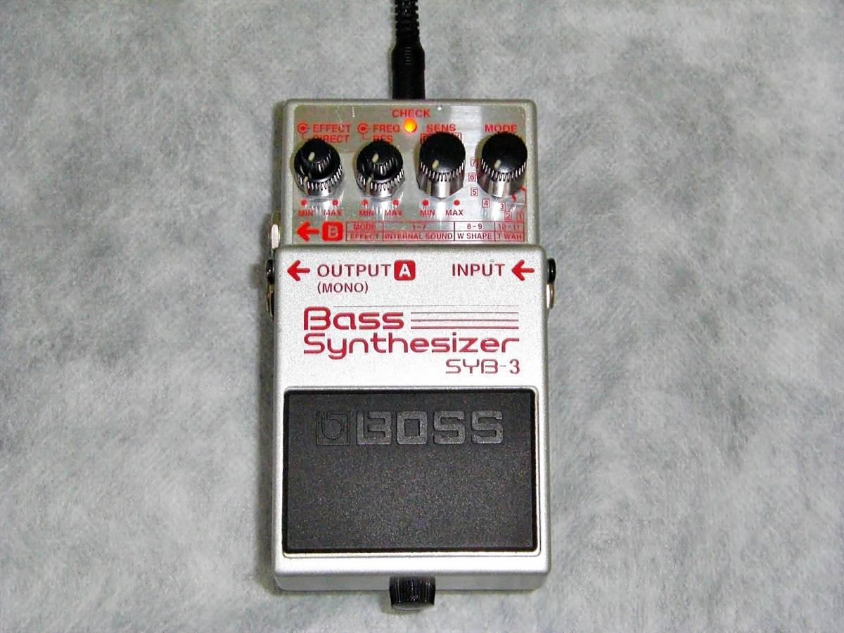 BOSS effector base synthesizer SYB-3 secondhand goods AC adaptor attaching Boss 