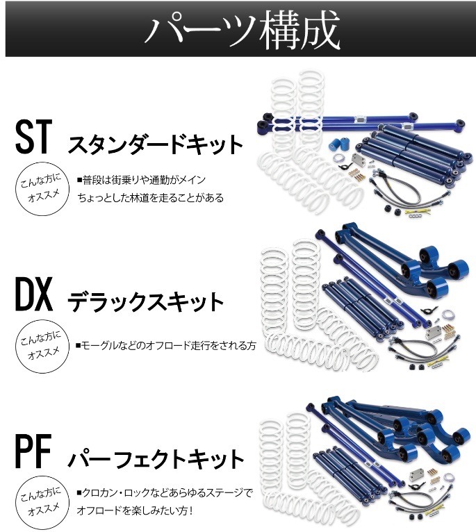 シーエルリンク ジムニー JB64 2インチ リフトアップ パーフェクト PF キット ステンレスラテラルロッド 11081554 C.L.LINK_画像2