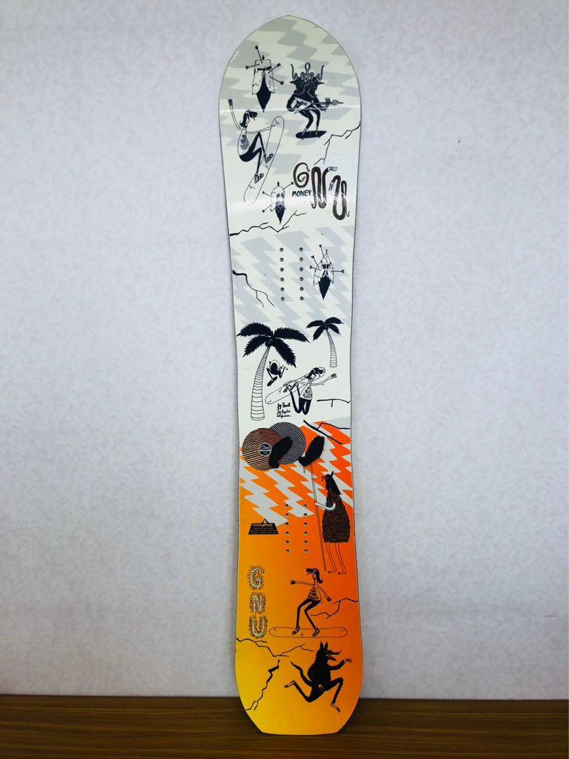 17-18 GNU MONEY スノーボード 148cm 使用感少 スポーツ別 17-18 GNU MONEY スノーボード 148cm 使用感少 スポーツ別