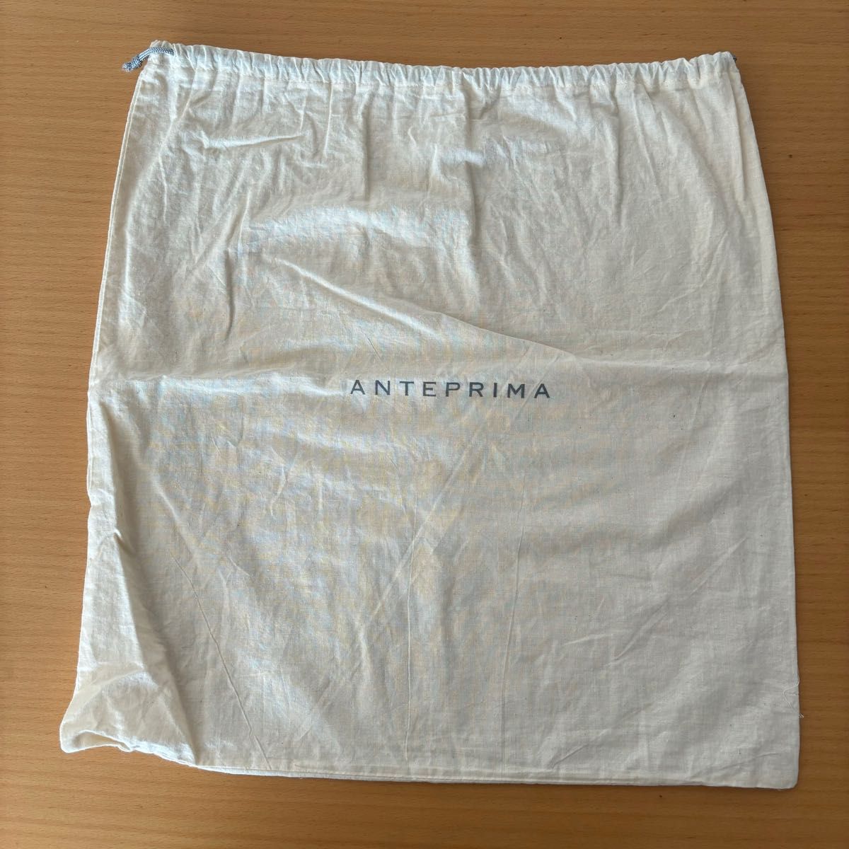 アンテプリマ　保存袋 バッグ保存袋 布袋 巾着袋 付属品 バッグ用 布製 内袋 大きめ ホワイト