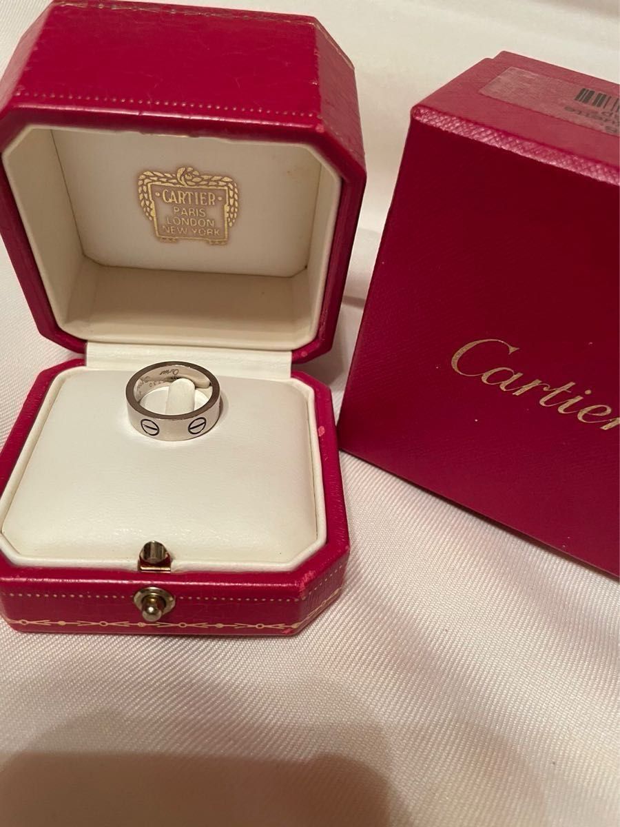 美品 カルティエ Cartier ラブリング 指輪 750 レディース 7号 美品 カルティエ Cartier ラブリング 指輪 750 レディース 7号