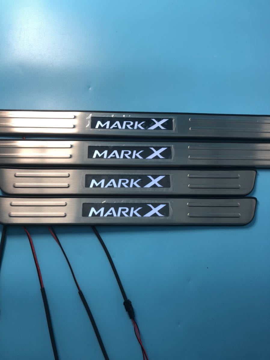 マークX 120系 130系 LEDスカッフプレート【256.2】_画像4