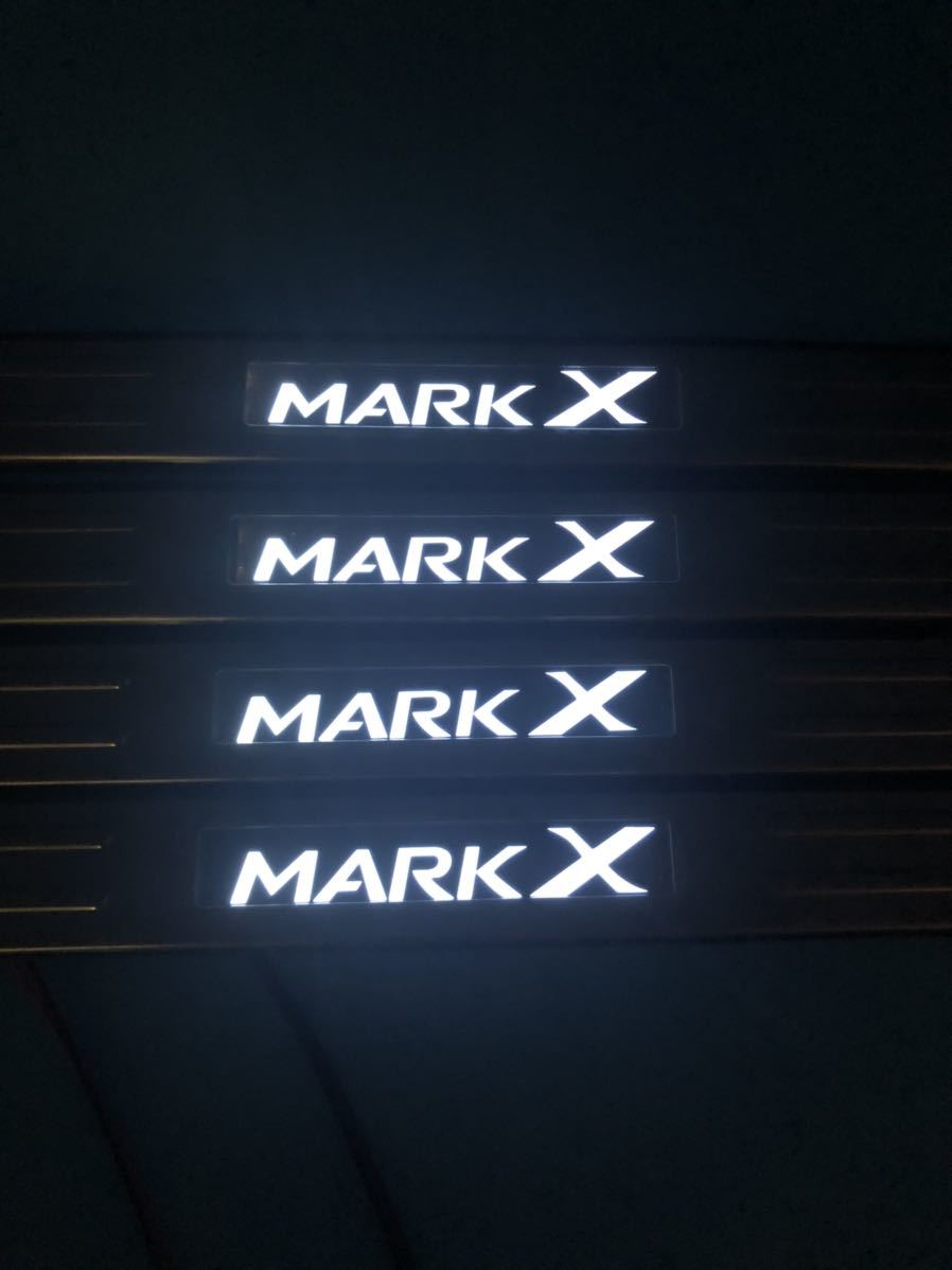 マークX 120系 130系 LEDスカッフプレート【256.2】_画像2