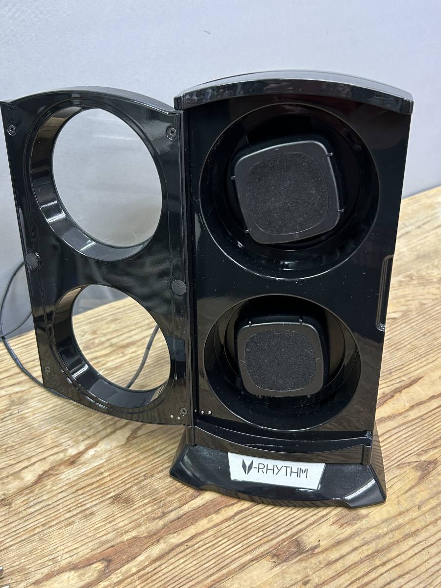 中古　ベルソス VS-WW012 ワインディングマシーン 2本巻き 縦型ツイン LEDライト付き ブラック_画像2