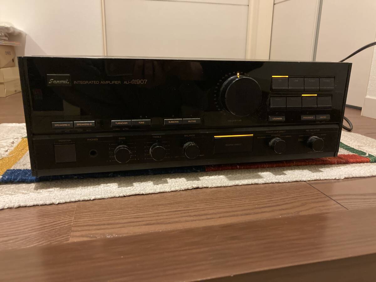 SANSUI AU-α907　山水　プリメインアンプ インテグレーテッドアンプ ジャンク_画像2