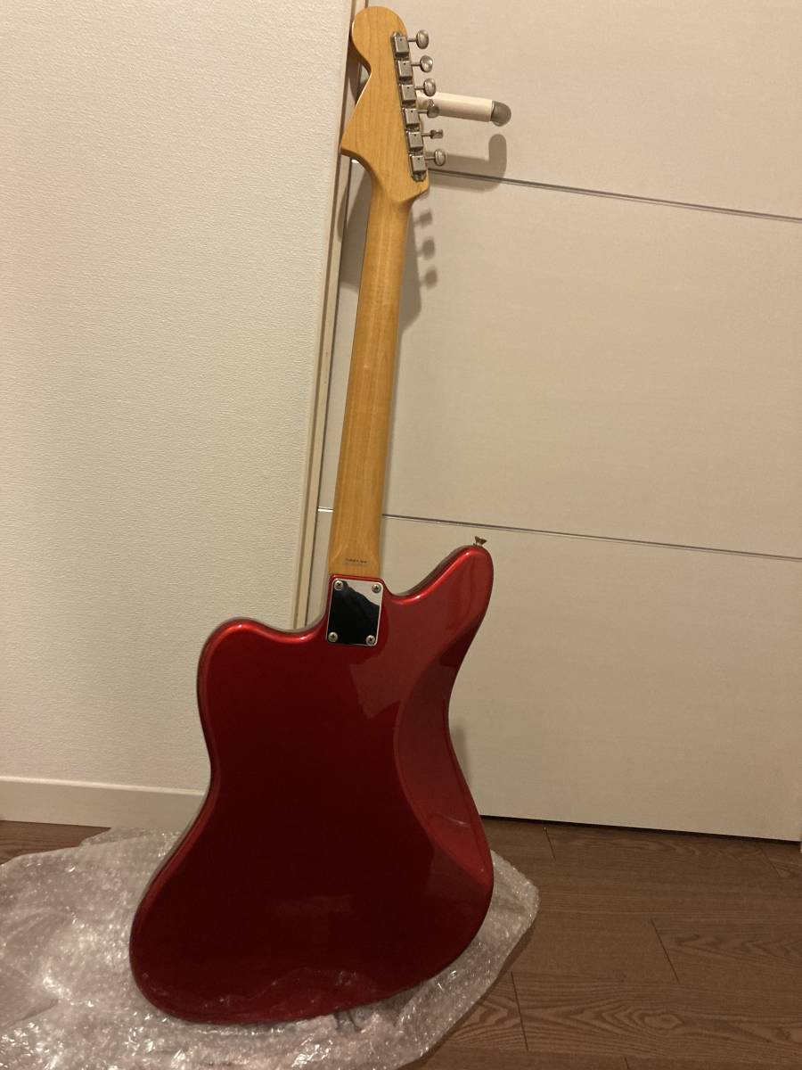 希少！ Fender Japan Jaguar フェンダージャパン ジャガー マッチングヘッド CAR キャンディアップルレッドの画像6