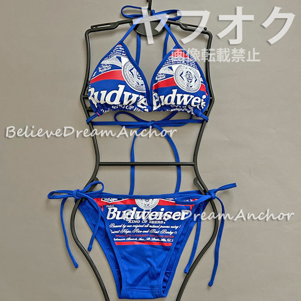 *新品*キャンギャル セクシートライアングル ビキニ*バドガール*水着*サーキット レースクイーン コスプレ グラビア 缶ビール アイドル_画像1