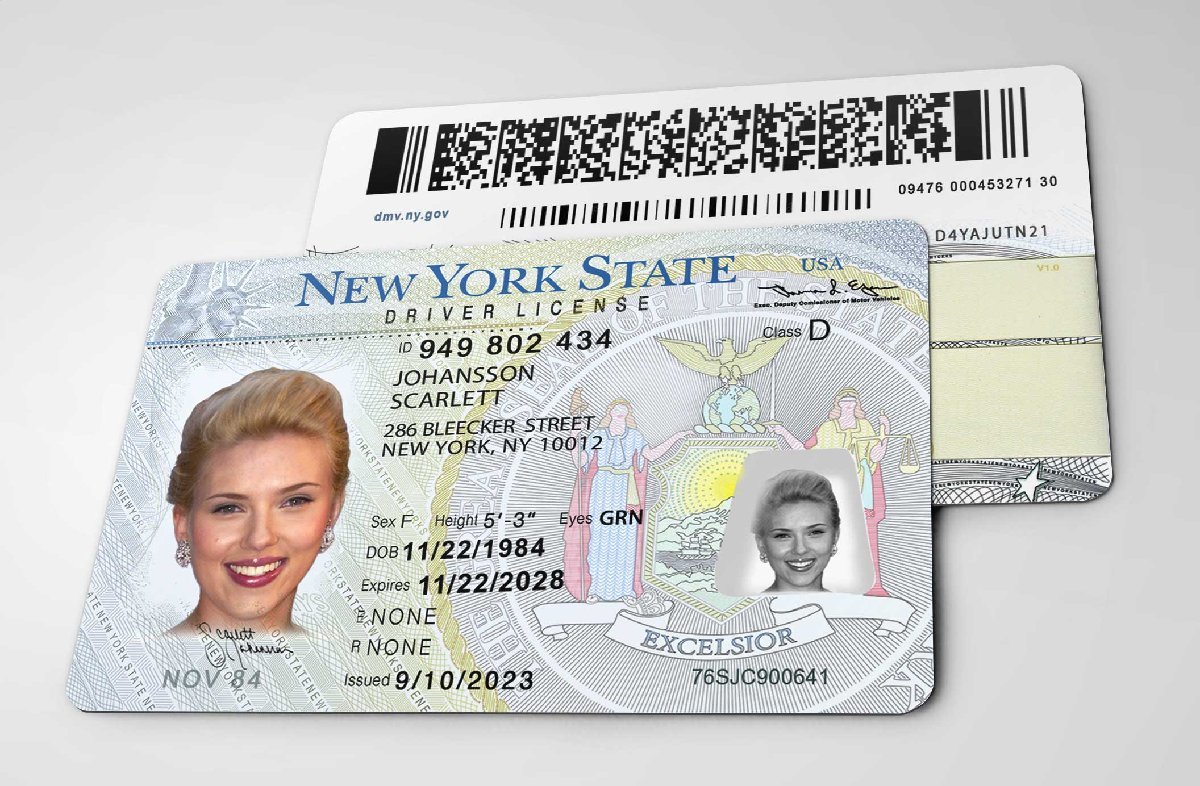 映画 女優【 スカーレット・ヨハンソン / Scarlett Johansson 】 2023年 / NYC / IDカード/レプリカ/コレクション -1_画像1