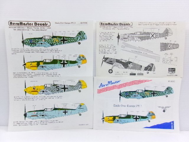 ハセガワ 1/48 メッサー シュミット Bf109E ブルガリア空軍 キット (2500-417)_画像6