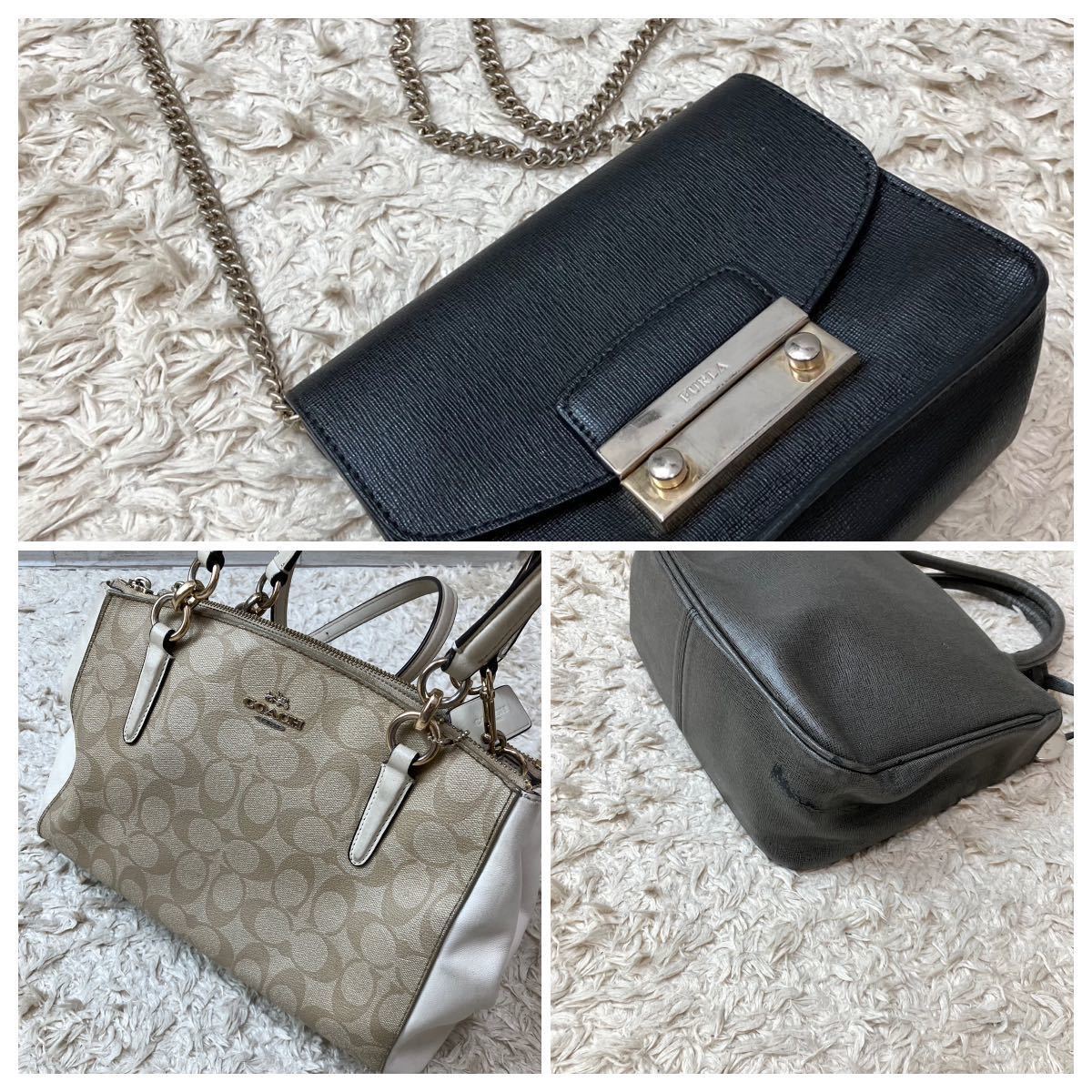 1円〜 22点まとめ プラダ PRADA グッチ GUCCI オールドグッチ バーバリー等 ジャンク ショルダーバッグ ハンドバッグ ブランドバッグ_画像8