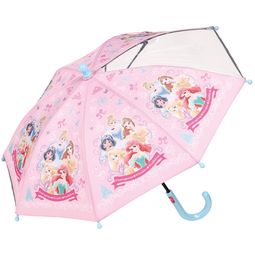 * Princess /2 * окно имеется детский длинный зонт 35cm UB0 зонт детский 35cm прозрачный окно имеется Kids рост 85~95cm длинный зонт легкий крепкий отражающий лента имеется 