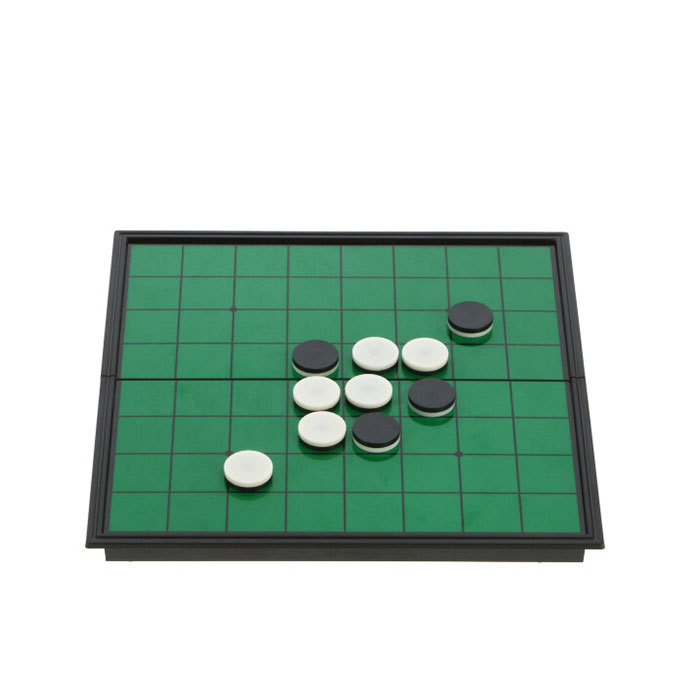 * green * magnet Reversi Othello magnet folding mail order Reversi board game child elementary school student adult Reversi - against war game 