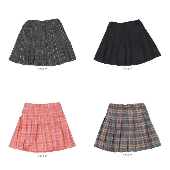 ☆ Fタイプ ☆ 120cm ☆ プリーツ スカート かわいい 子供 skirt1522 子供服 女の子 パンツインスカート スカパン スカート_画像10