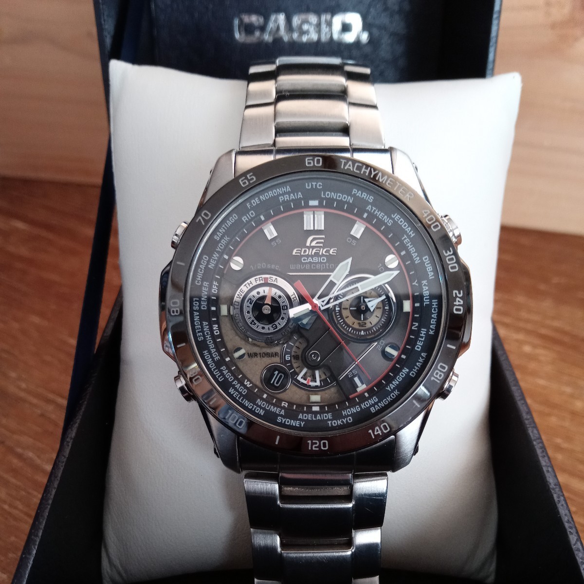 【電波ソーラー】EDIFICE「EQW-M1000DB-1AJF」CASIO　マルチバンド６　タフソーラー　エディフィス　カシオ_画像1