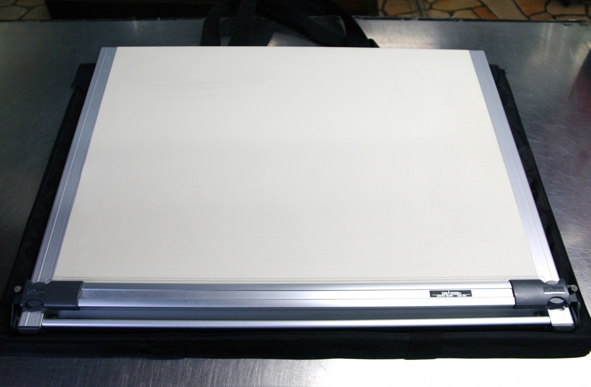 DRAPAS DXM-600 ボード 製図 ドラパスボード 中古品 A2平行定規 ソフトケース付 製図板の画像1