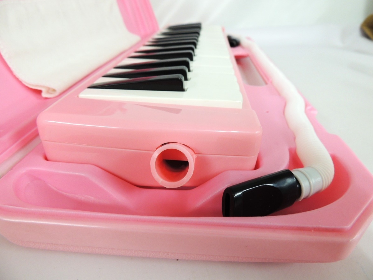 未使用 音市 oto-ichi 鍵盤ハーモニカ WK-32A ピンク ピアニカ メロディオンの画像5