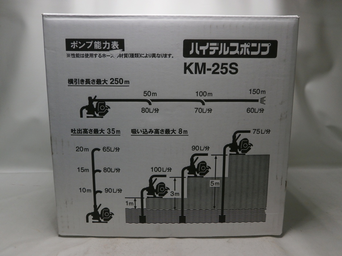 ハイデルスポンプ　2サイクルエンジン　KOSHIN 工進　KM-25S　未使用　未開封　管2_画像3