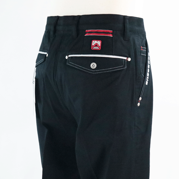 街の洋服屋フタバ アンジェロガルバス W100cm 25-5304-03-5 メンズ パンツ 40代 50代 60代 秋 冬 AW メンズ カジュアル ブラック