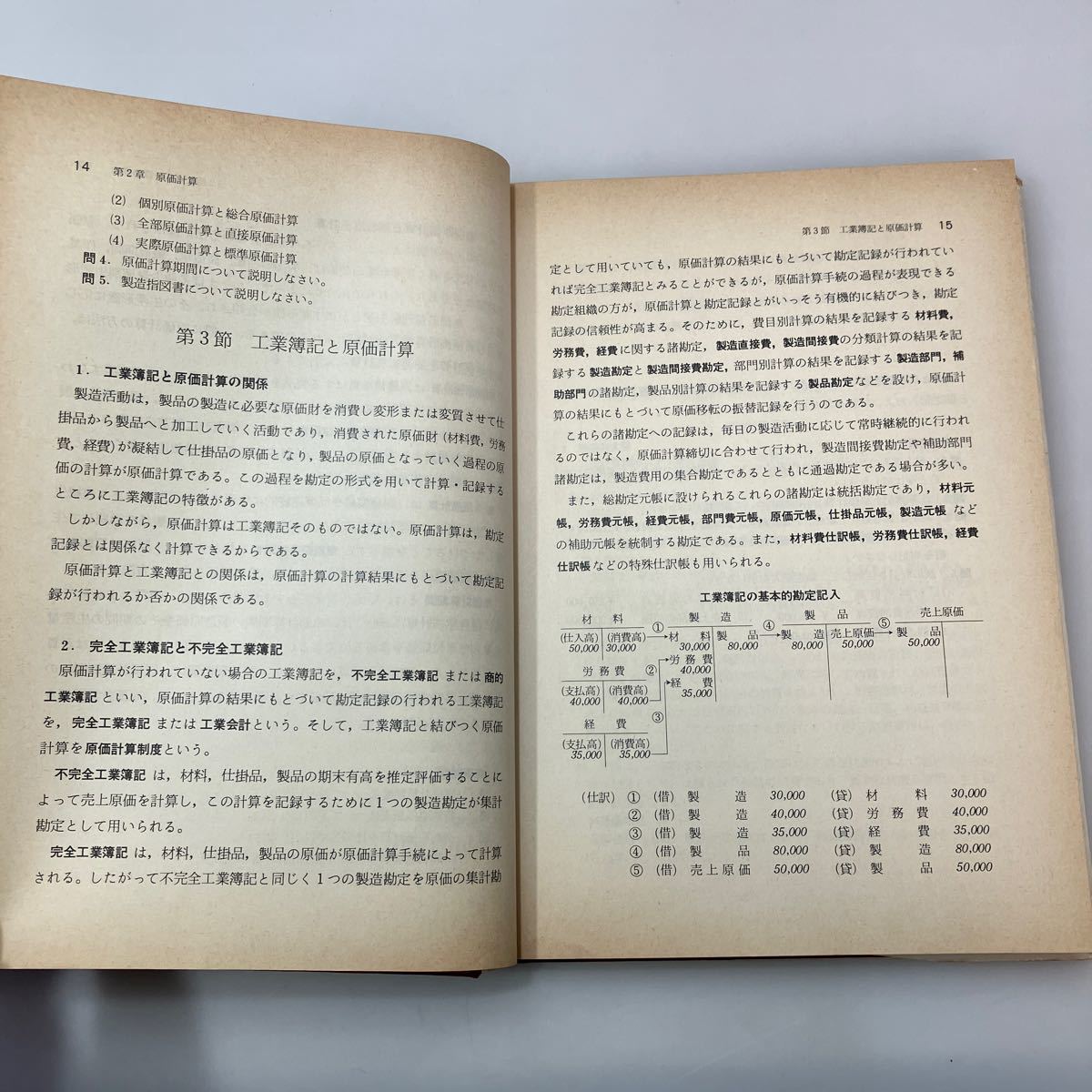 zaa551♪工業簿記―原価計算と記帳 　単行本 土淵健一 (著)　実教出版 (1976/6/10)