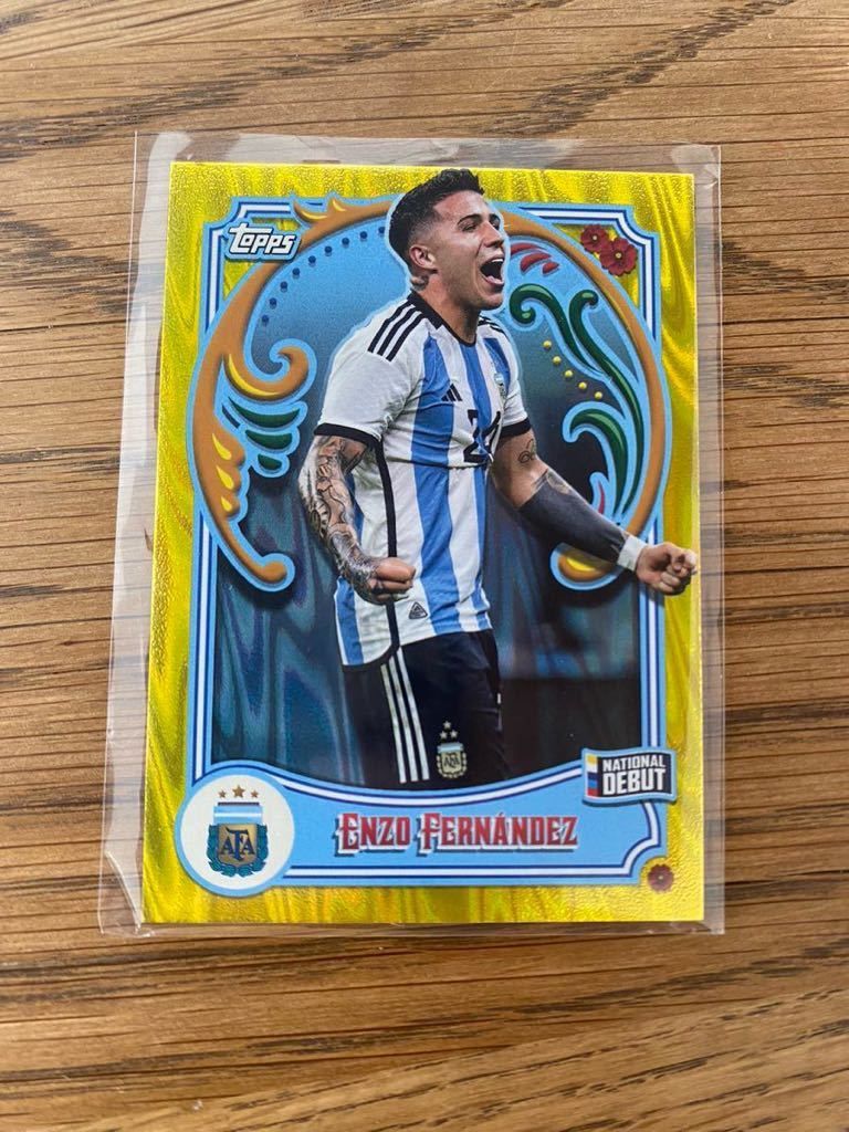 Topps Bowman 1st アルゼンチン ENZO FERNANDEZ 127/150_画像1