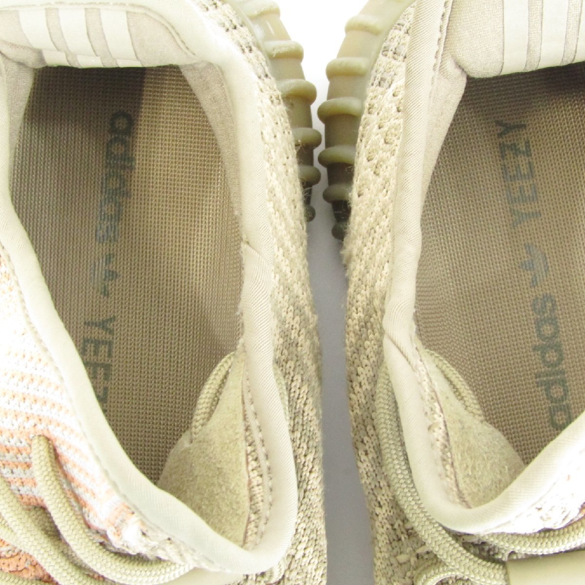 adidas アディダス 24.5cm YEEZY BOOST 350 V2 FZ5240 イージーブースト サンドトープ 2020年製 SAND TAUPE 22000239_画像6