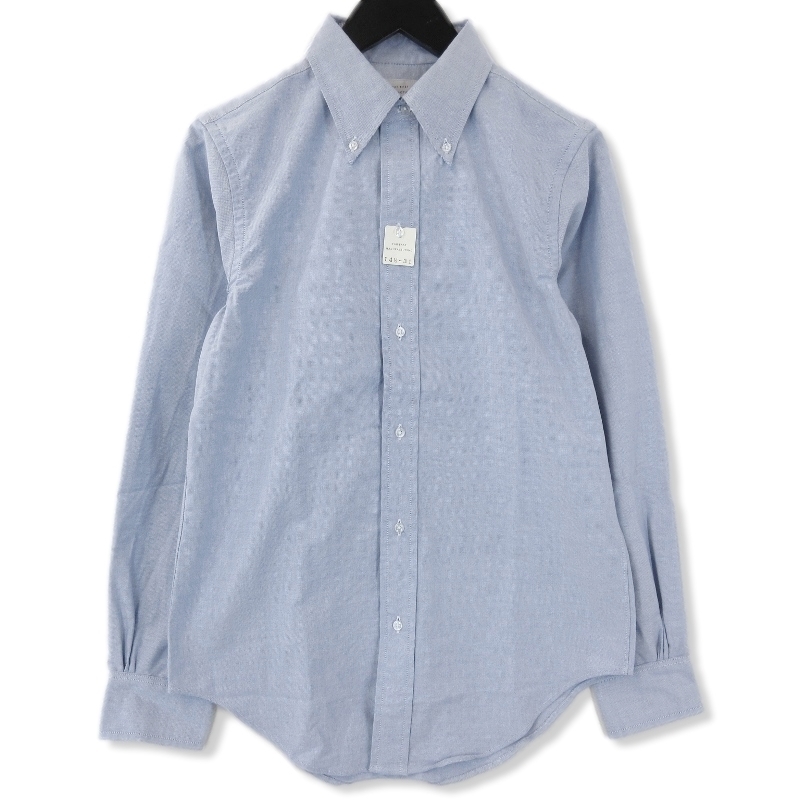 未使用 FAR EAST MANUFACTURING ファー イースト マニュファクチャリング 長袖シャツ ボタンダウン B.D.SHIRT ブルー 14.5 71008607_画像1