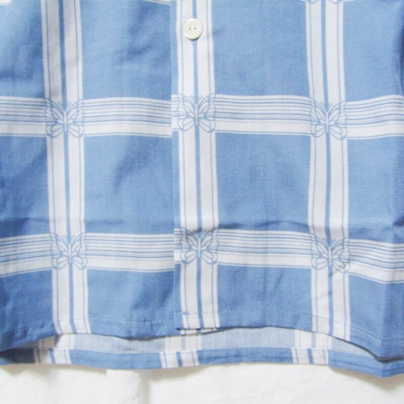 未使用 Needles ニードルス 長袖シャツ MR179 Classic Shirt - R/C Lawn Cloth パピヨン オープンカラー ブルー S 27105142_画像4