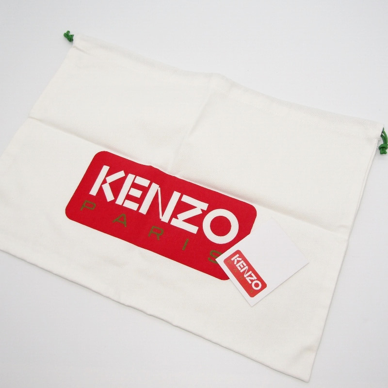 未使用 KENZO ケンゾー ベースボールキャップ FD65AC101F31 KENZO GRAPHY' ロゴ プリント 4枚パネル ブラック 黒 28007120_画像9