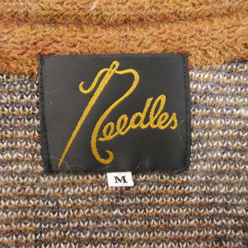  beautiful goods Needles Needles mo hair cardigan a-ga il moheya made in Japan Brown M 22000233